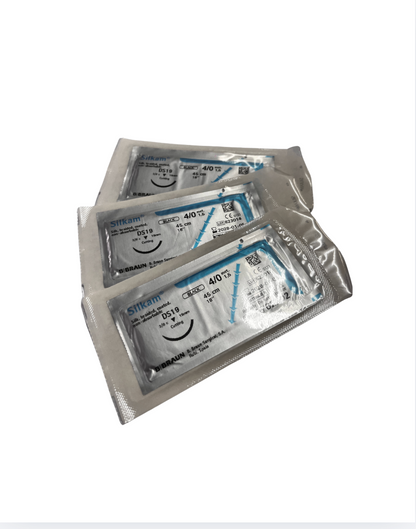 Aguja Sutura Seda Enhebrada 4.0 BRAUN