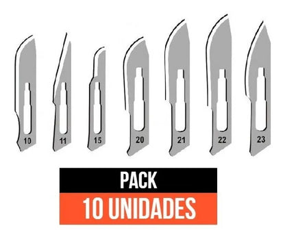 Bisturíes - Pack X 10 Hojas De BisturÍ