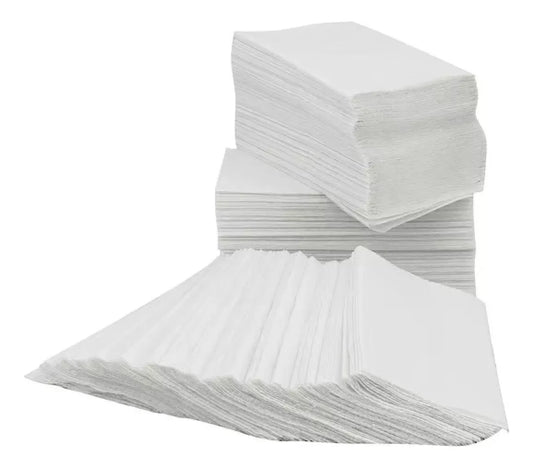 Toallas Intercaladas Blancas Desechables